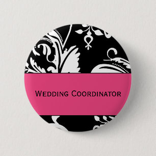 Botón del coordinador de la boda de HP&B