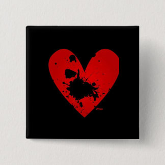 Botón del corazón de Emo