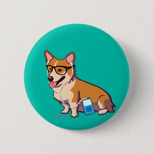 Botón del Corgi del inconformista