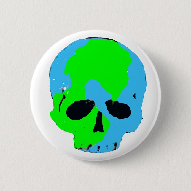 Botón del cráneo de la tierra (Anverso)