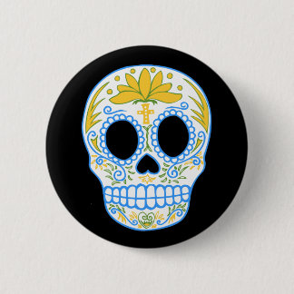 Botón del cráneo del azúcar