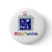 botón del #CripTheVote, 2 1/4-inch, redondos