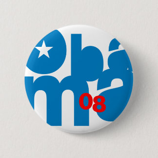 Botón del cuadrado 08 de Obama