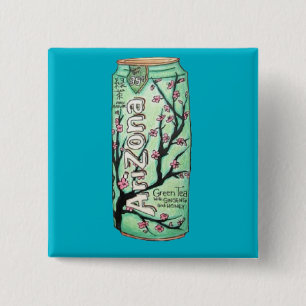 Botón del cuadrado del arte del Doodle de Tumblr