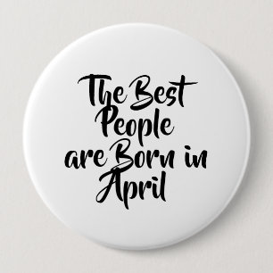 Botón del cumpleaños de "abril"