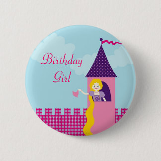Botón del cumpleaños de Rapunzel