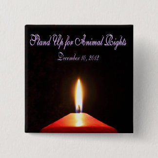 Botón del día de los derechos de los animales