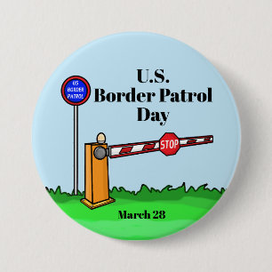 Botón del Día de Patrulla Fronteriza de Estados Un