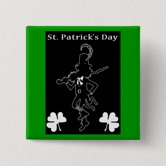 botón del Día de San Patricio (Anverso)