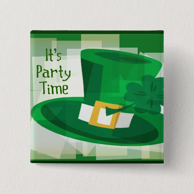 Botón del día de St Patrick (Anverso)
