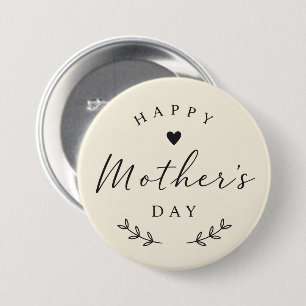 Botón del Día Feliz de la Madre