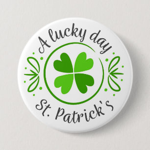 Botón del Día Feliz de San Patricio