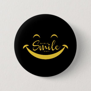 Botón del Día Mundial de la Sonrisa