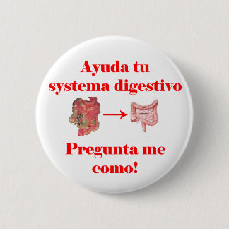 Botón del digestivo del systema de Ayuda tu
