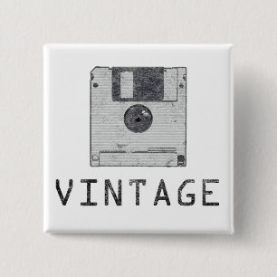 Botón del disco blando del vintage