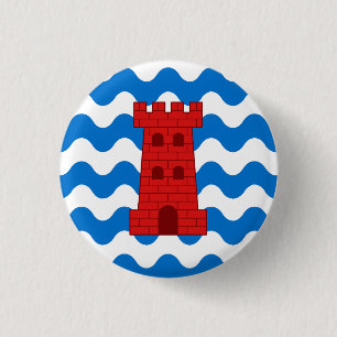 botón del distintivo de población de Shire of Isle