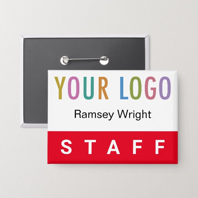 Botón del distintivo del nombre de la parte traser (Anverso/Reverso)