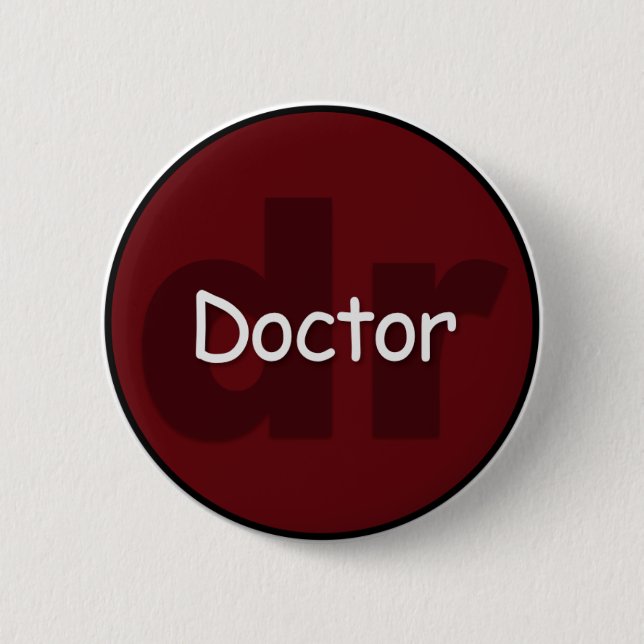 Botón del doctor (PhD). (Anverso)