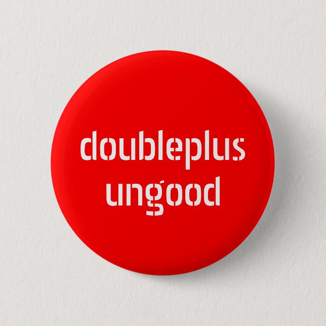 botón del doubleplusungood (Anverso)