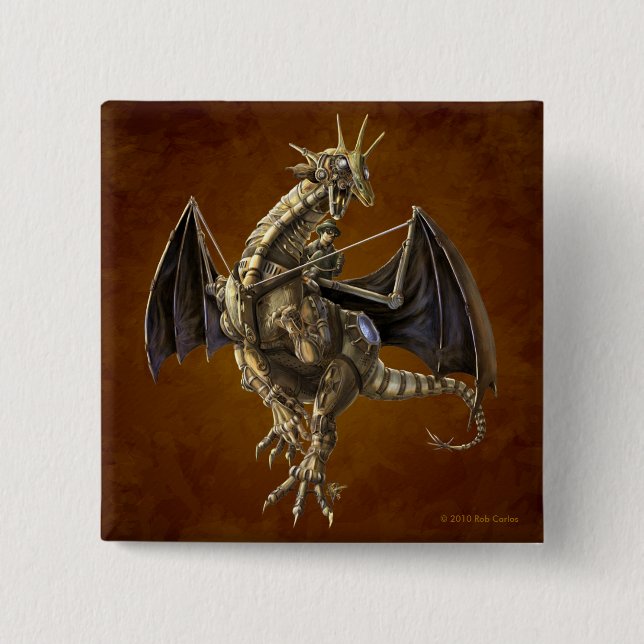 Botón del dragón del mecanismo (Anverso)