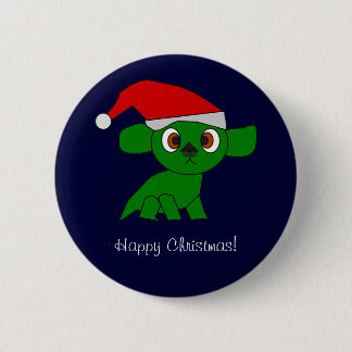 Botón del dragón del navidad
