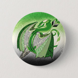 Botón del dragón del orgullo de Aromantic