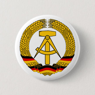 Botón del emblema nacional de la Alemania Oriental