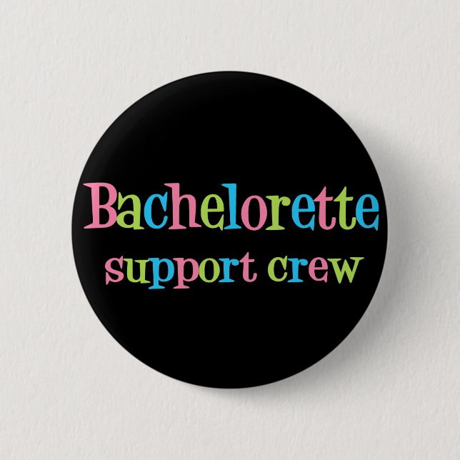 Botón del equipo de la ayuda de Bachelorette (Anverso)