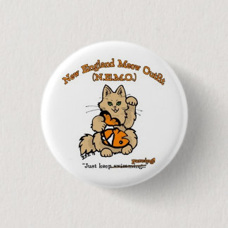 Botón del equipo del maullido de Nueva Inglaterra