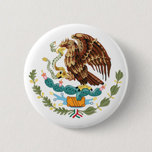 Botón del escudo de armas de México