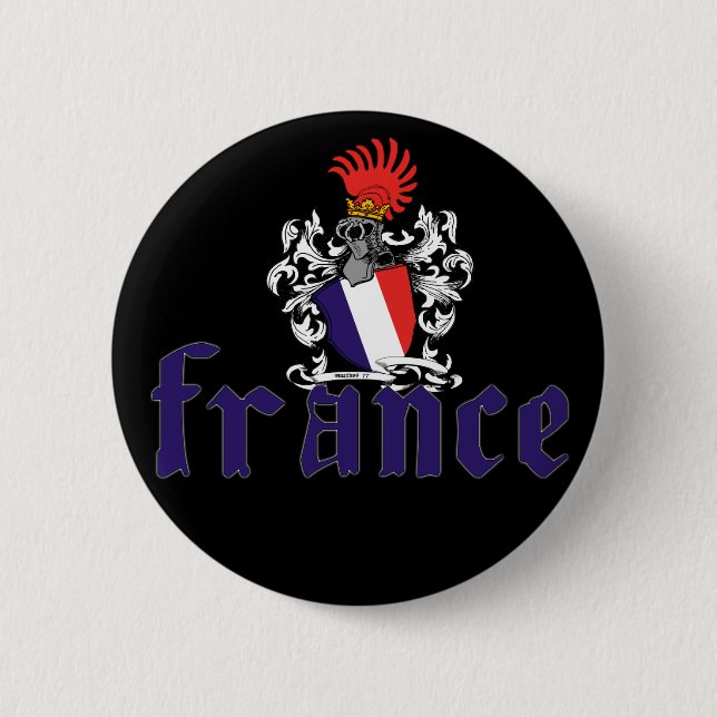 Botón del escudo de Francia (Anverso)