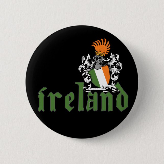 Botón del escudo de Irlanda (Anverso)