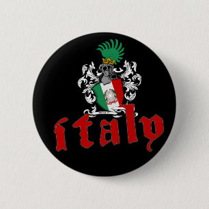 Botón del escudo de Italia