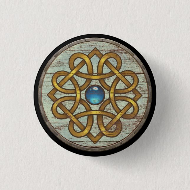 Botón del escudo de Viking - broche (Anverso)