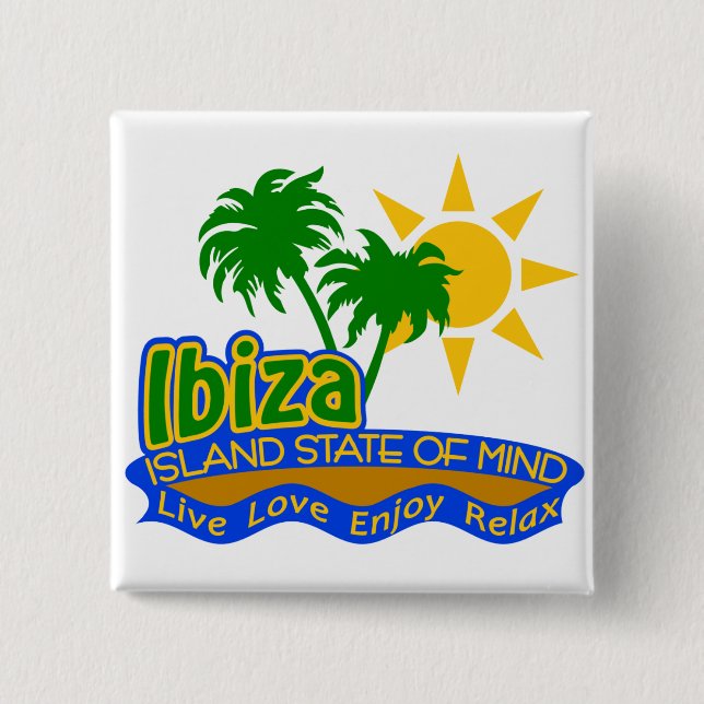 Botón del estado de ánimo de Ibiza (Anverso)