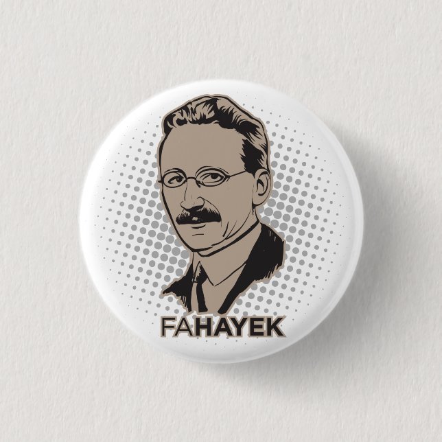 Botón del FA Hayek (Anverso)