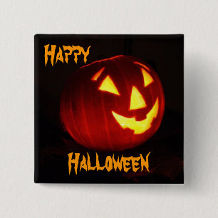 Botón del feliz Halloween