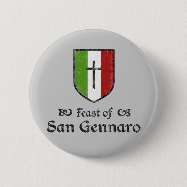 Botón del Festival de la Fiesta de San Gennaro (Anverso)