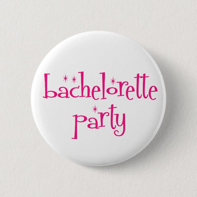 Botón del fiesta de Bachelorette (Anverso)