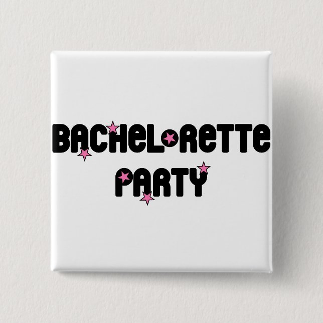 Botón del fiesta de Bachelorette (Anverso)