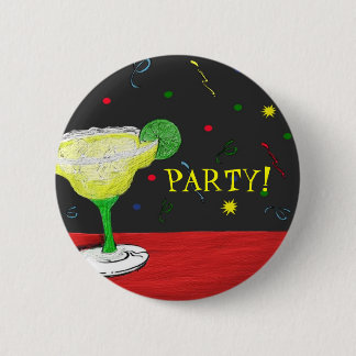 Botón del fiesta de Margarita