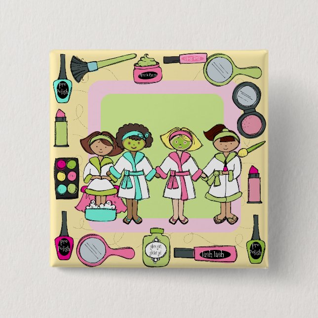 Botón del fiesta del balneario (Anverso)