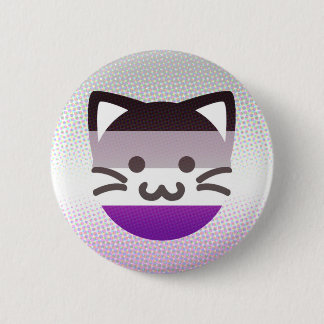 botón del gato del orgullo del as
