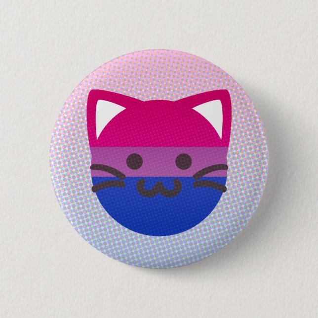 botón del gato del orgullo del BI (Anverso)