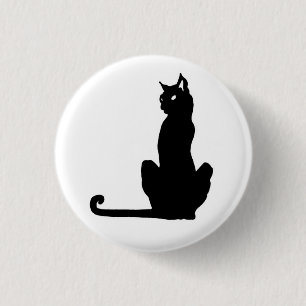 Botón del gato negro