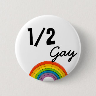 Botón del gay del gay del 1/2