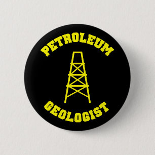 Botón del geólogo de petróleo