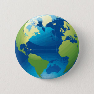 botón del globo terrestre