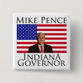 Botón del gobernador de Indiana de los peniques de