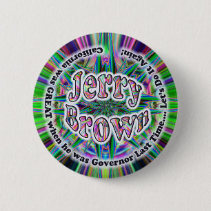 Botón del gobierno de Jerry Brown 4
